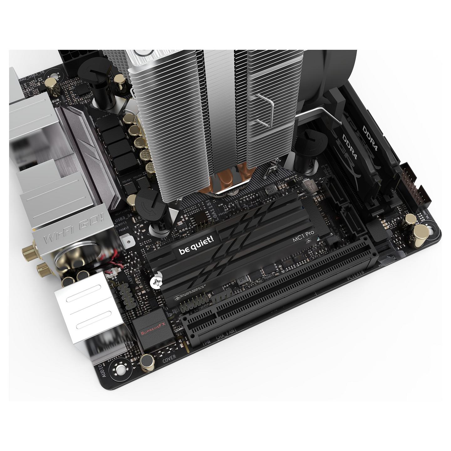 HDD të Brendshme be quiet! MC1 PRO / Heatsink / 27mm / M.2 - Zezë - 2