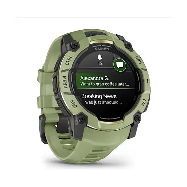 Orë e mençur Garmin Instinct 3, 50mm, AMOLED, GPS, 10 ATM, Limited Edition - Gjelbër - 2