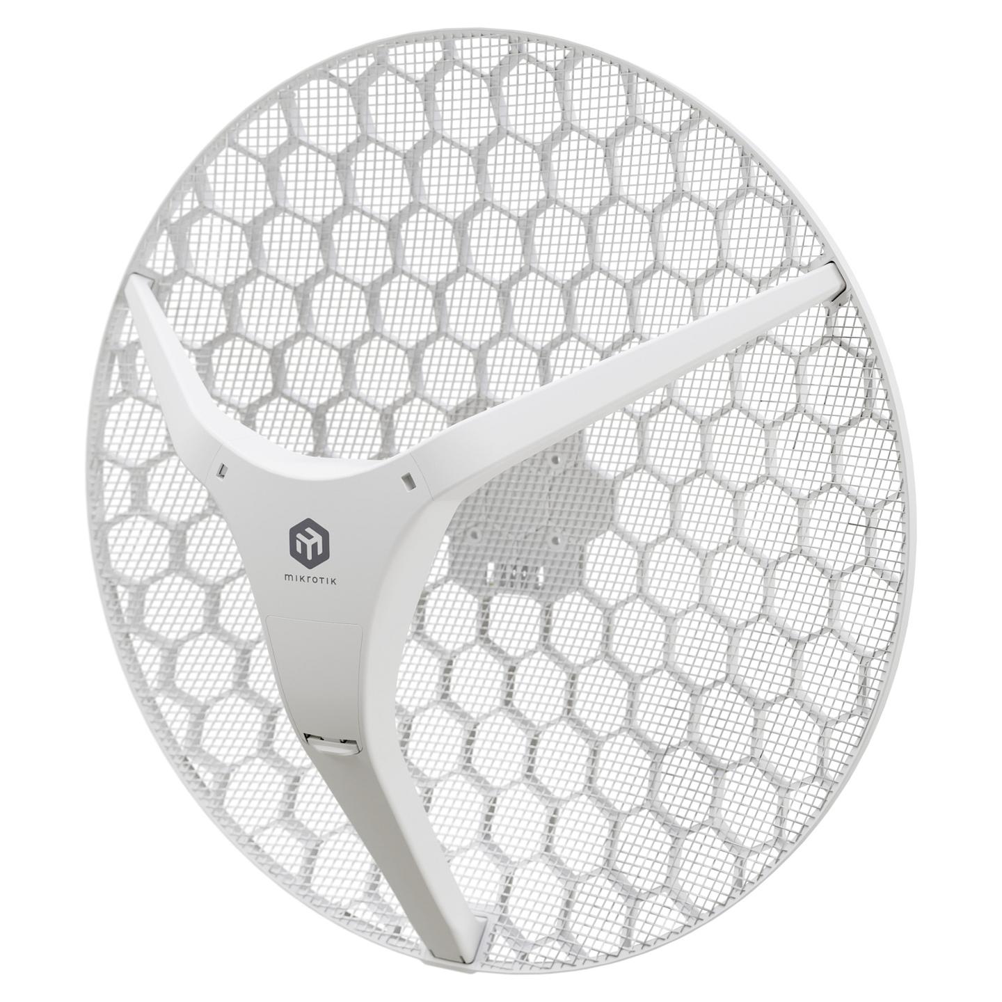 Access Point MikroTik LHG XL 5 ax, Wi-Fi 6, 5GHz, 1200Mbps, Antenë 27dBi, 1× Gigabit Ethernet, PoE Pasiv - Bardhë - 2