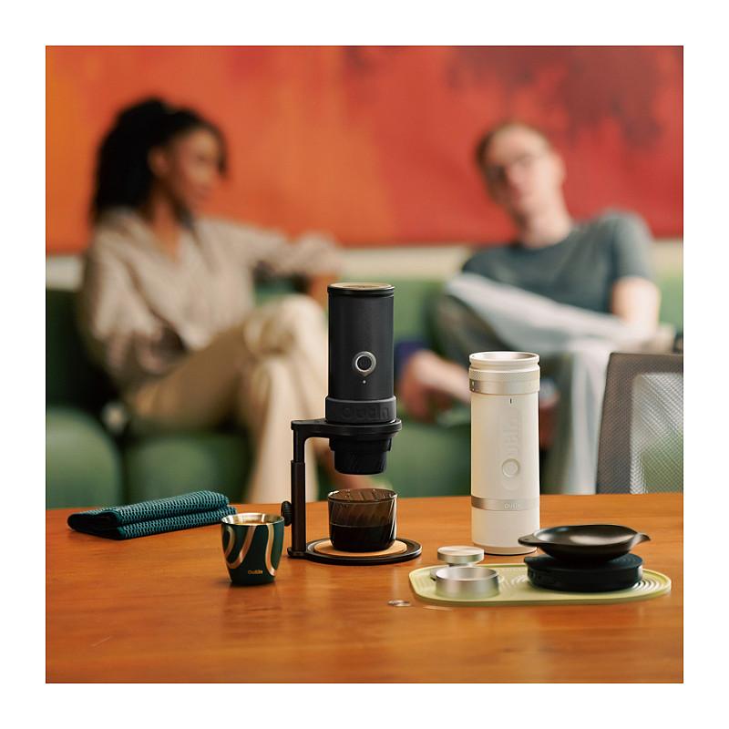 Aparat për Kafe Portativ OutIn Mino OTEM-MO-01-AA-SG, 70 ml, 22 bar, Bateri 9000 mAh, USB-C - Gri - 6
