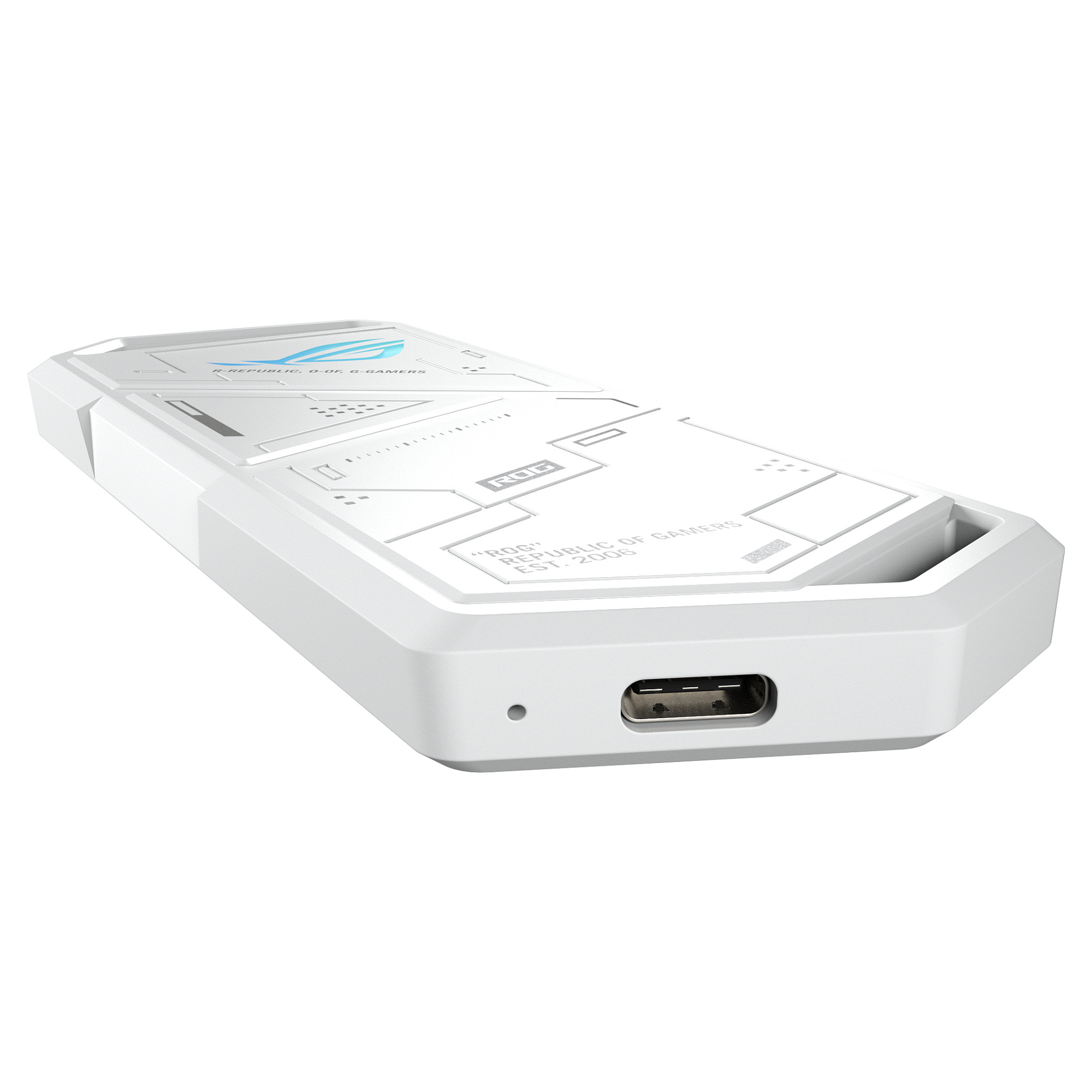 Këllëf për SSD M.2 ASUS ROG Strix Arion / PCIe / 10Gbps / USB Type-C - Bardhë - 4