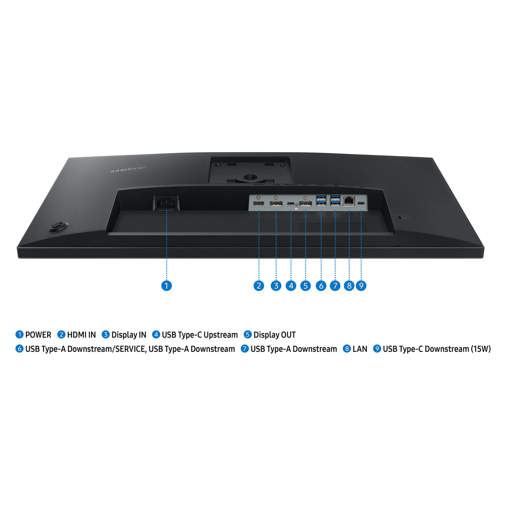 Monitor Samsung S27F434UAU / 27" / Full HD IPS / 100Hz / 5ms / HDMI + DP + USB-C + USB Hub - Zezë - 14