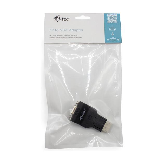 Adapter Video i-tec DP2VGAADA, DisplayPort në VGA, 1920x1080, 60Hz - Zezë - 4