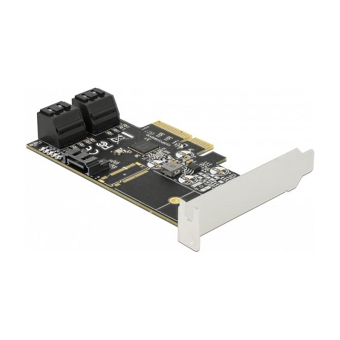 Kartë Zgjerimi PCI Express Delock 90395 / PCIe 3.0 x4 / 5x SATA 6Gbps / JMicron JMB585 / Low Profile - 2