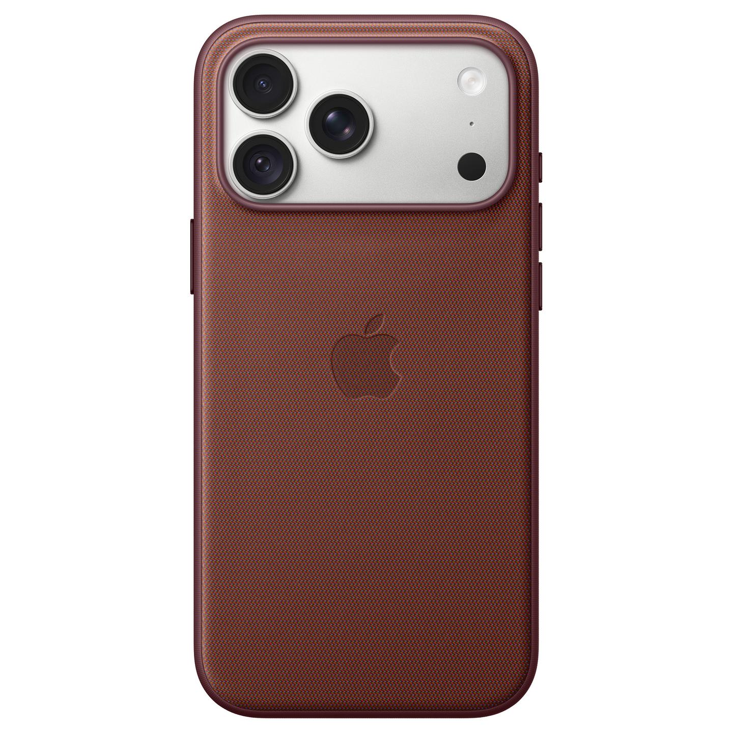 Case për Telefon Apple TechWoven, MagSafe, iPhone 18 Pro Max - Burgundy - 3