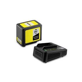 Set Bateri dhe Karikues Kärcher Battery Power 36/50, 36V, 5Ah, Karikues i Shpejtë – Zezë/Verdhë