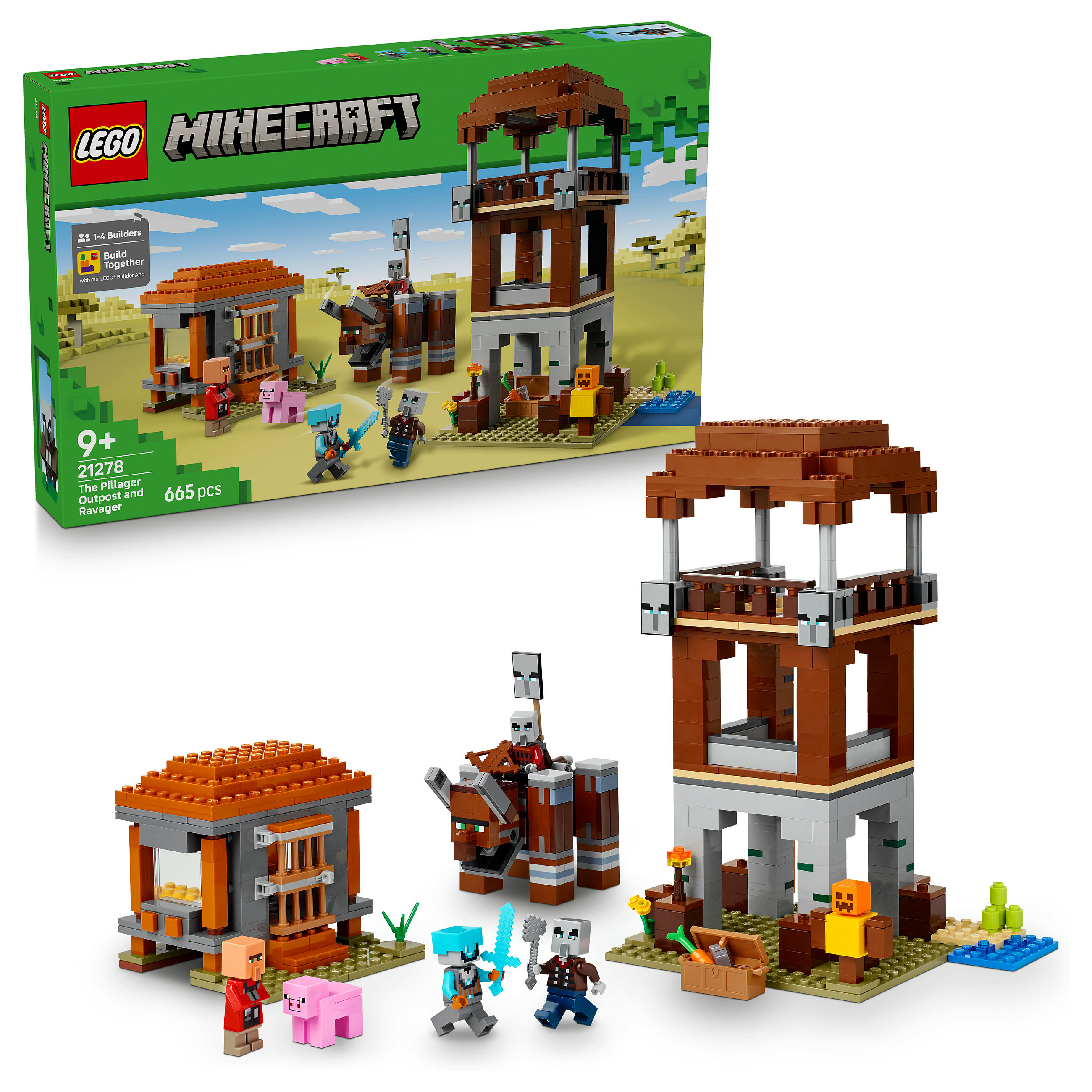 LEGO Minecraft The Pillager Outpost and Ravager - 2