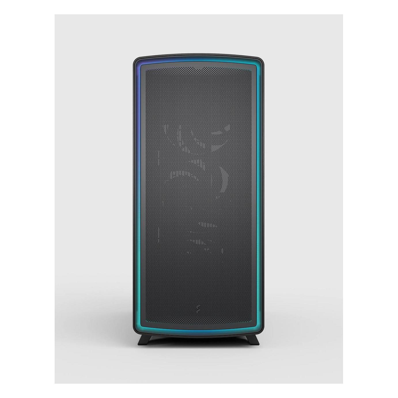 Kasë Fractal Design Summit Ambience Blackout, Mid-Tower, ATX, Xham i Temperuar, 3x Momentum 14, USB Type-C 20Gbps - Zezë - 7