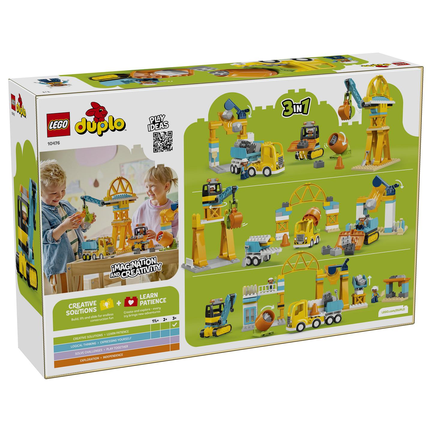 LEGO DUPLO 3 in 1 Construction Site and Vehicles 10476 - 10