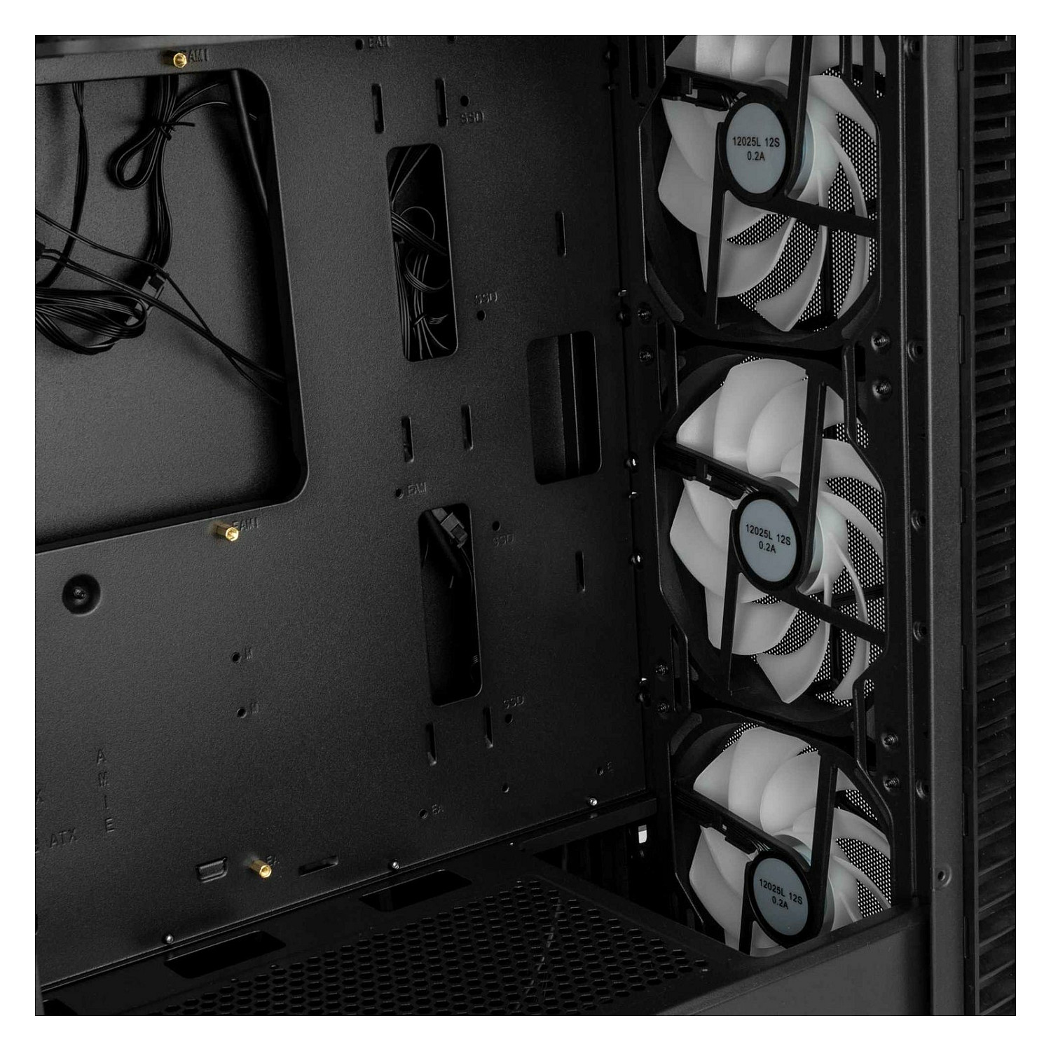 Kasë PC Kolink Observatory HF Mesh ARGB / Midi Tower / ATX / 6x ARGB Fan / Mesh - Zezë - 10