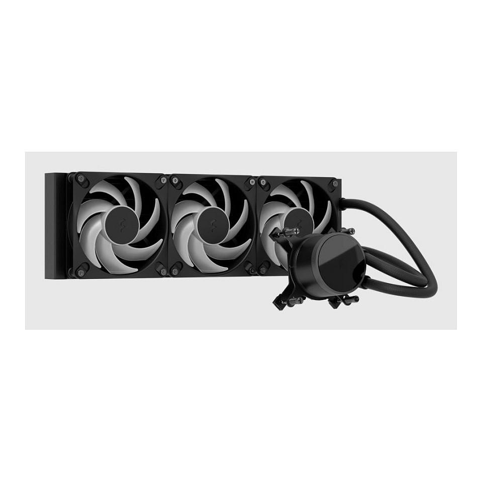 Ftohës për Procesor Fractal Design Radius 360 RGB, 360mm, 3x120mm RGB - Zezë - 3