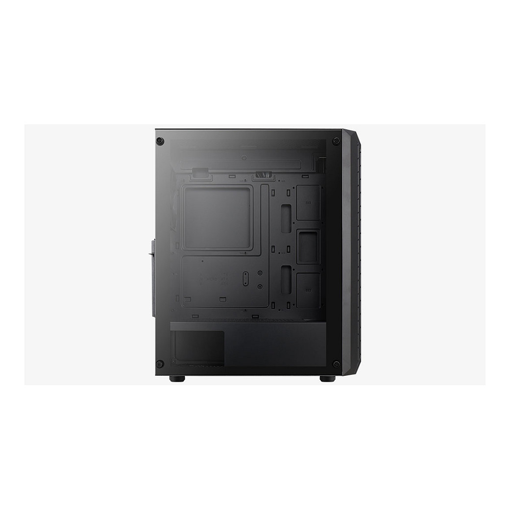 Kasë PC Aerocool Beam-G / Mini Tower / ATX / 1x 120mm Fan / Tempered Glass - Zezë - 3