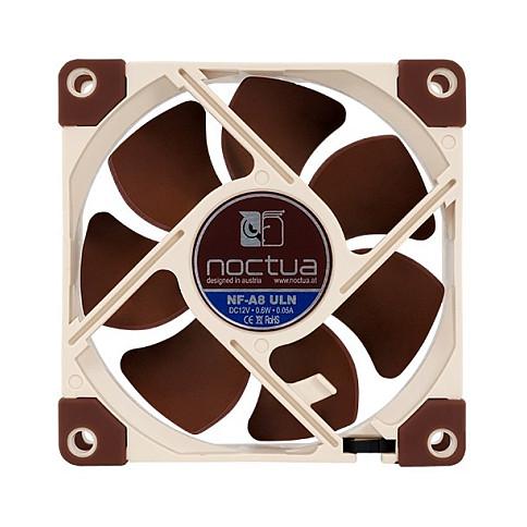 Ftohës për Kasë Noctua NF-A8 ULN, 80mm, 1100–1400 RPM, 3-pin - Kafe/Krem - 4