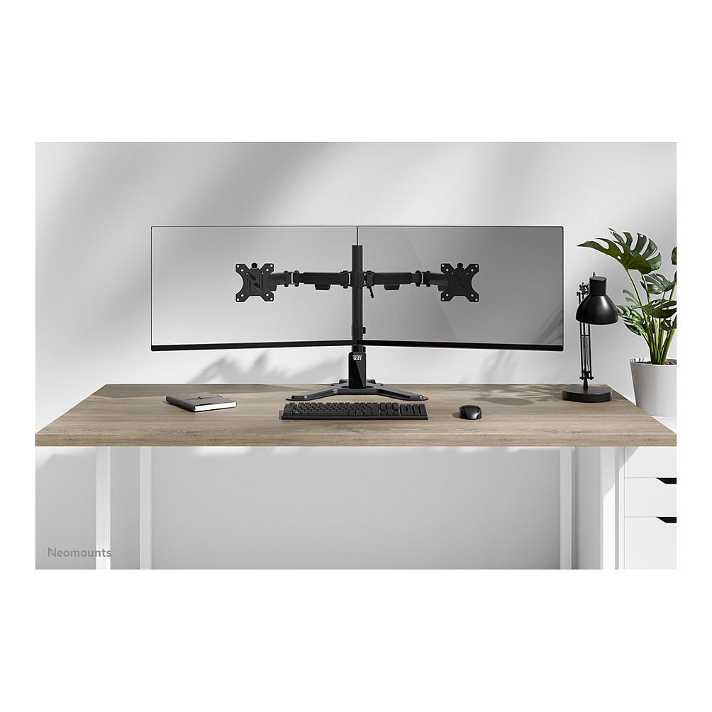 Mbajtëse për Monitor Neomounts, 2 Monitorë, 10"-32", 6kg - Zezë - 14