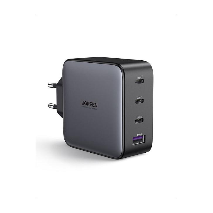 Adapter UGREEN Nexode CD226 / 40747 / 100W / 3x USB-C / USB-A / GaN / PD 3.0 / PPS - Zezë