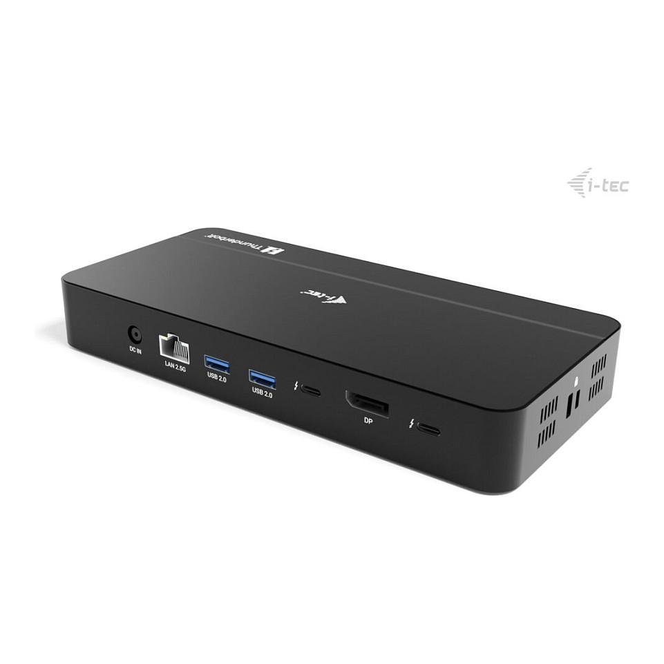 Docking Station i-tec TB5TRIPLEDOCKM2PD / 2x Thunderbolt 5 / 4x USB-A / 2x USB-C / DisplayPort / 2.5GbE / M.2 NVMe / SD-microSD / 140W PD – Zezë - 3