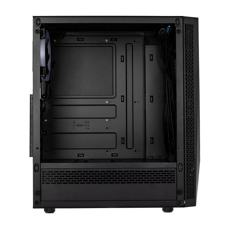 Kasë PC Kolink Void RGB / Midi Tower / ATX / 1x 120mm ARGB Fan / Tempered Glass - Zezë - 6