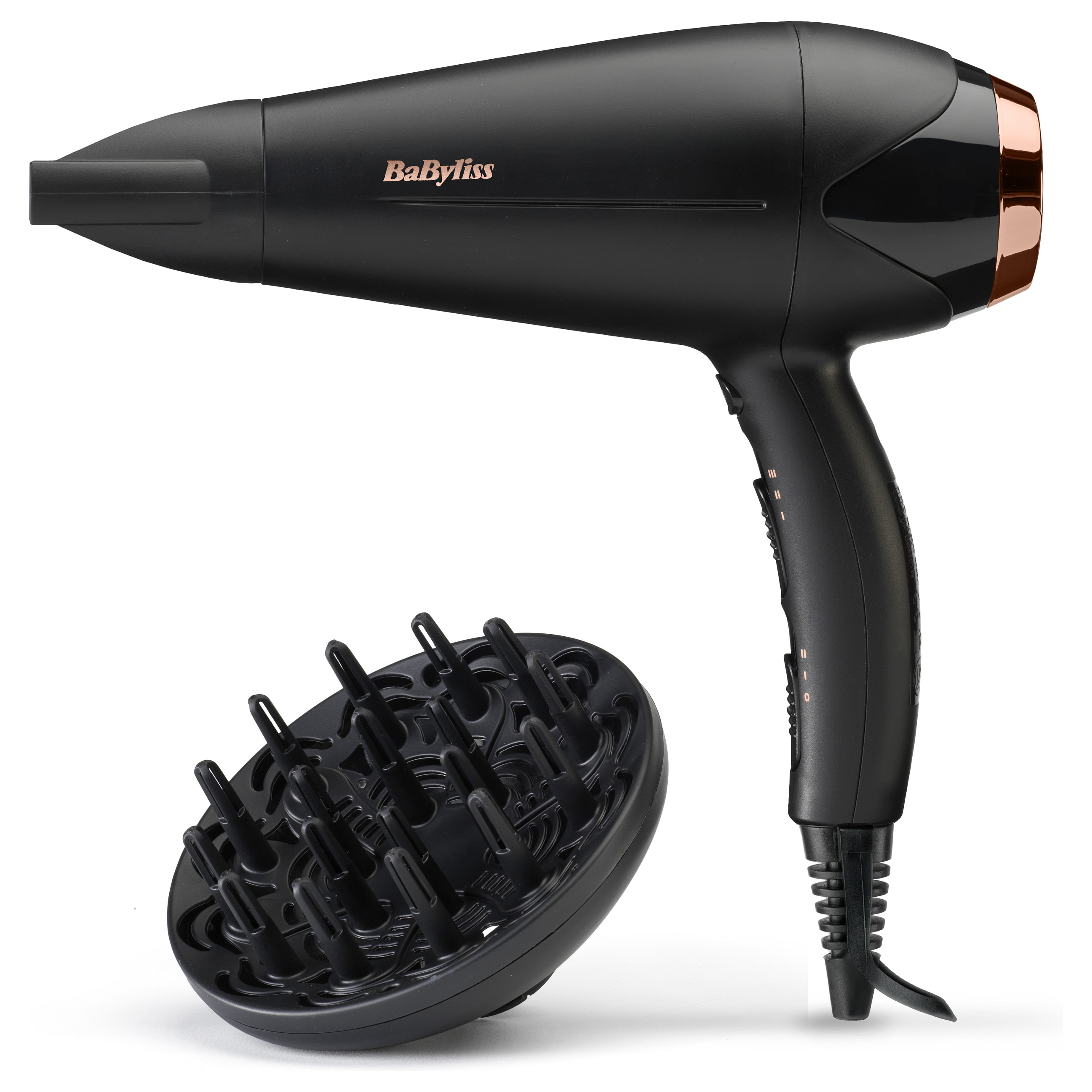 Tharëse për flokë BaByliss Turbo Shine 2200 / Ionic / Tourmaline-Ceramic / 2200 W / 3 Temperatura / 2 Shpejtësi - Zezë - 13