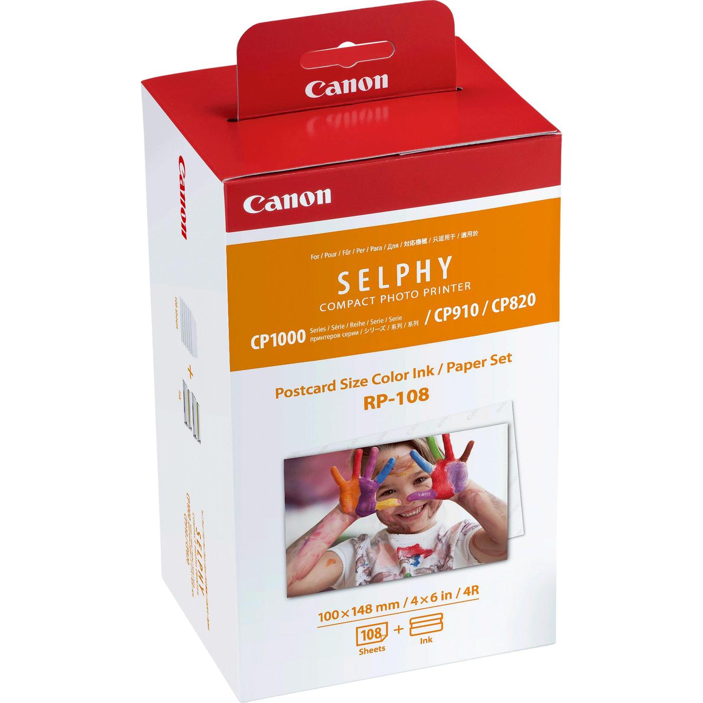 INK Canon RP-108 / 8568B001 / 108 faqe / Dye-Sublimation / C,M,Y – Shumëngjyrësh