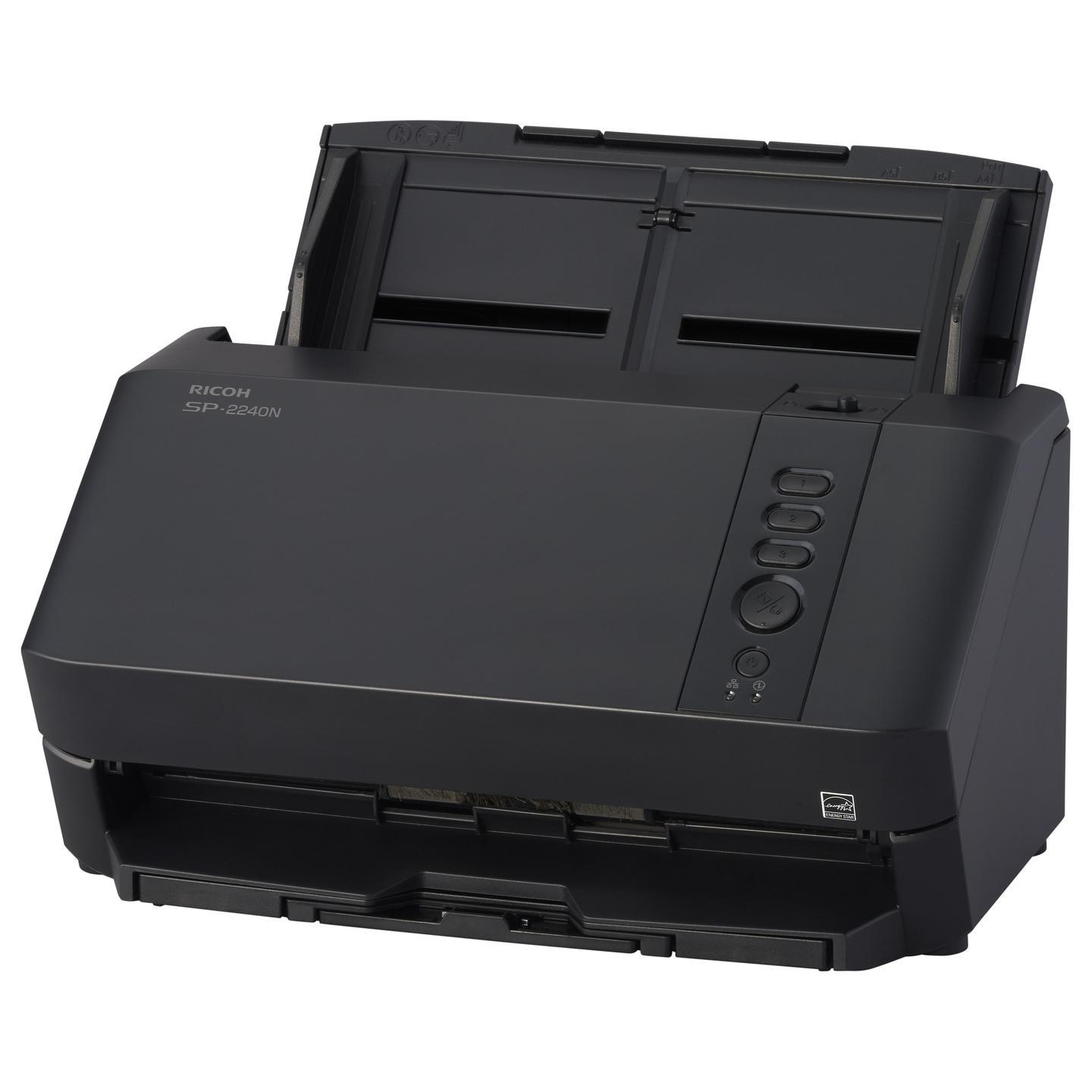 Skaner RICOH SP-2240N / A4 / Duplex / 600 DPI / 40 ppm / 80 ipm / ADF 80 Fletë / USB 3.2 / Ethernet - Zezë - 2