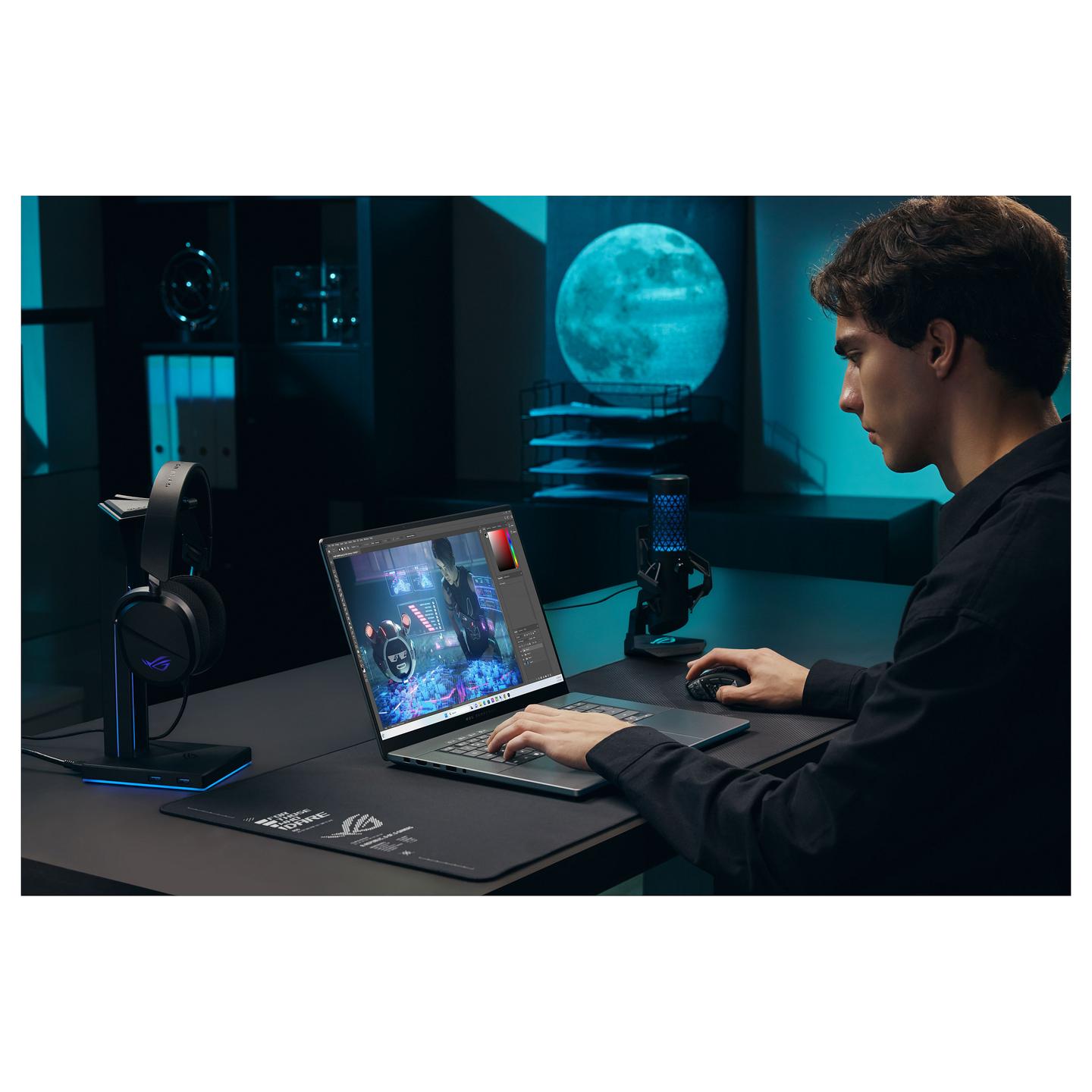 Laptop Gaming ASUS ROG Zephyrus G16 GU606AP-TB069W / Core Ultra 9 386H / 64GB LPDDR5X / 2TB / 16" WQXGA OLED 240Hz / RTX 5070 Ti 12GB - Hiri - 6