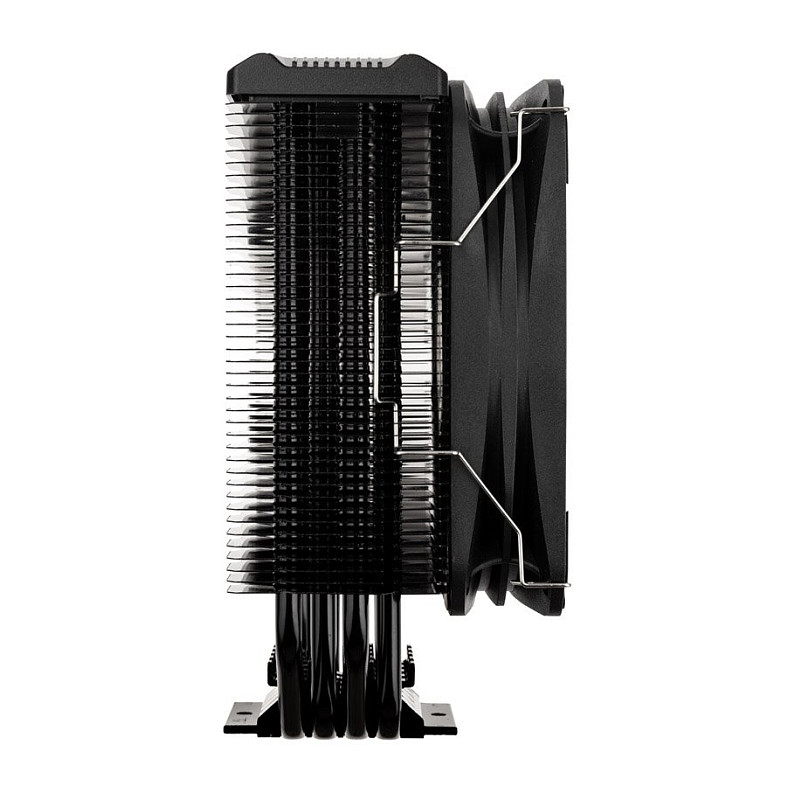 Ftohës për Procesor Kolink Umbra EX180 ARGB / 180W TDP / 4×6mm Heatpipe / 120mm PWM Fan / ARGB / LGA115x/1200/1700/20XX / AM4/AM5 – Zezë - 3