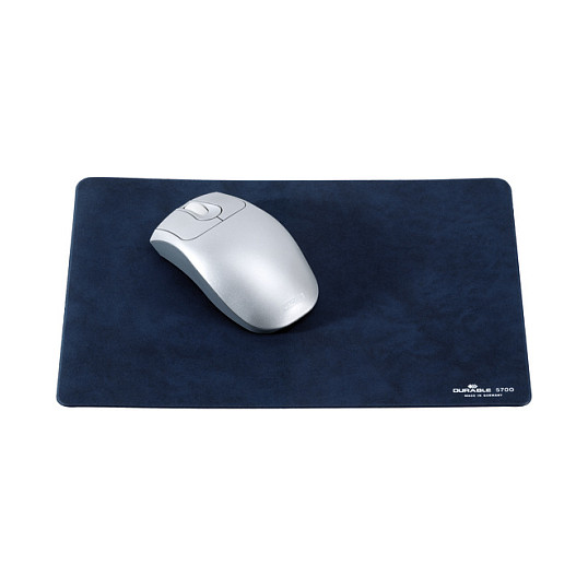 Mauspad DURABLE 5700-07 / Extra i Hollë / Sipërfaqe si Kadife / Bazë Kundër Rrëshqitjes / 300 x 200 mm - Blu i Errët - 2