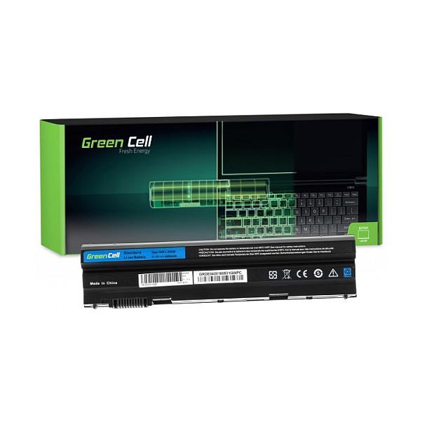 Bateri Green Cell DE04, 4400mAh, 11.1V, për Dell Inspiron dhe Latitude - Zezë