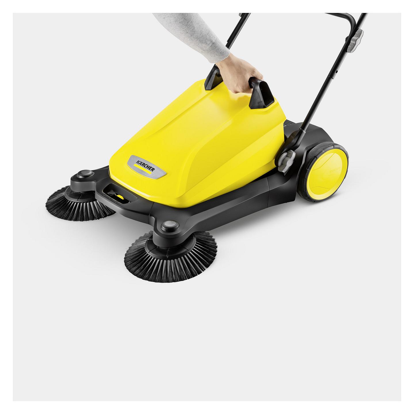Makineri për Fshirje Kärcher S 4 Twin 2-in-1 / 680mm / 20L / 2400m²/h / 4 Furça Anësore – Zezë/Verdhë - 5