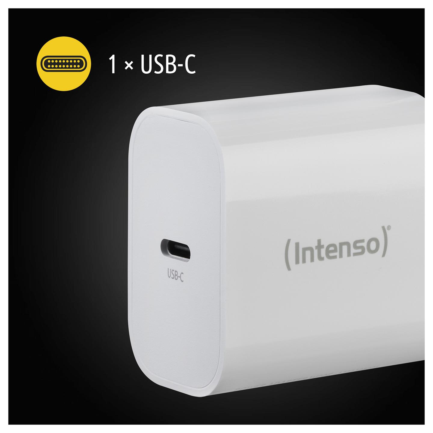 Adapter Intenso W20C / USB-C / 20W / Power Delivery 3.0 / PPS / Quick Charge 4.0 - Bardhë - 4