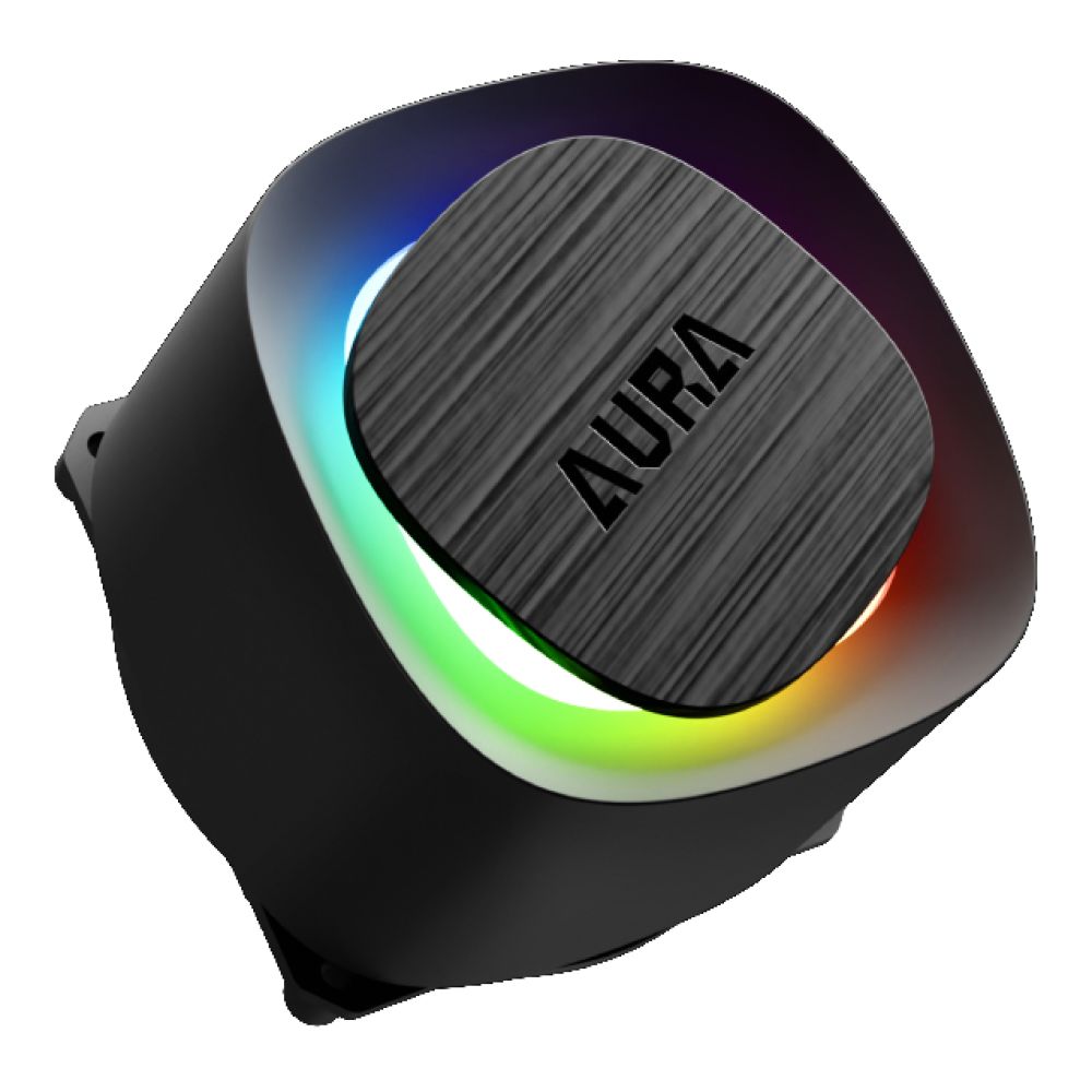 Ftohës për Procesor Gamdias Aura GL360 V2 / 360mm / 3x120mm / ARGB / PWM / AIO - Zezë - 4