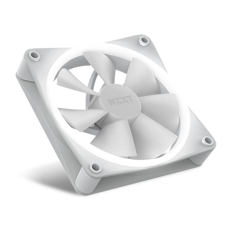 Ftohës për Kasë NZXT F120 / 120mm / 500-1800 RPM / PWM / RGB / 3-Pack – Bardhë - 5