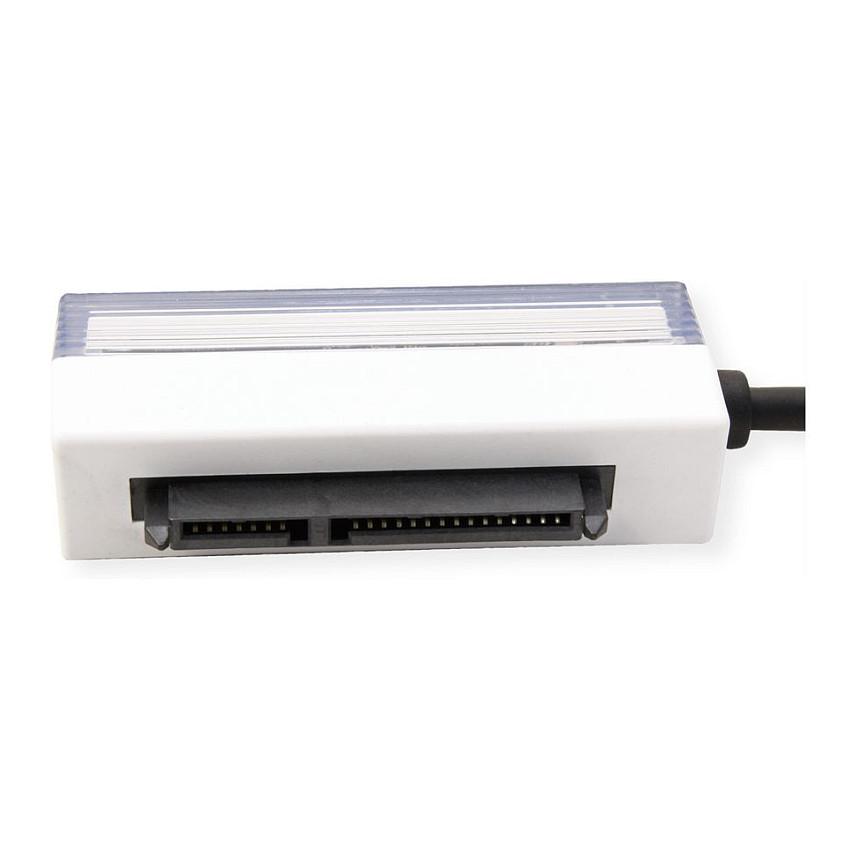 Adapter VALUE 12.99.1062, USB 3.2 Gen 1, USB-A Mashkull në SATA Femër, 6Gbps, 0,15m - Zezë - 4