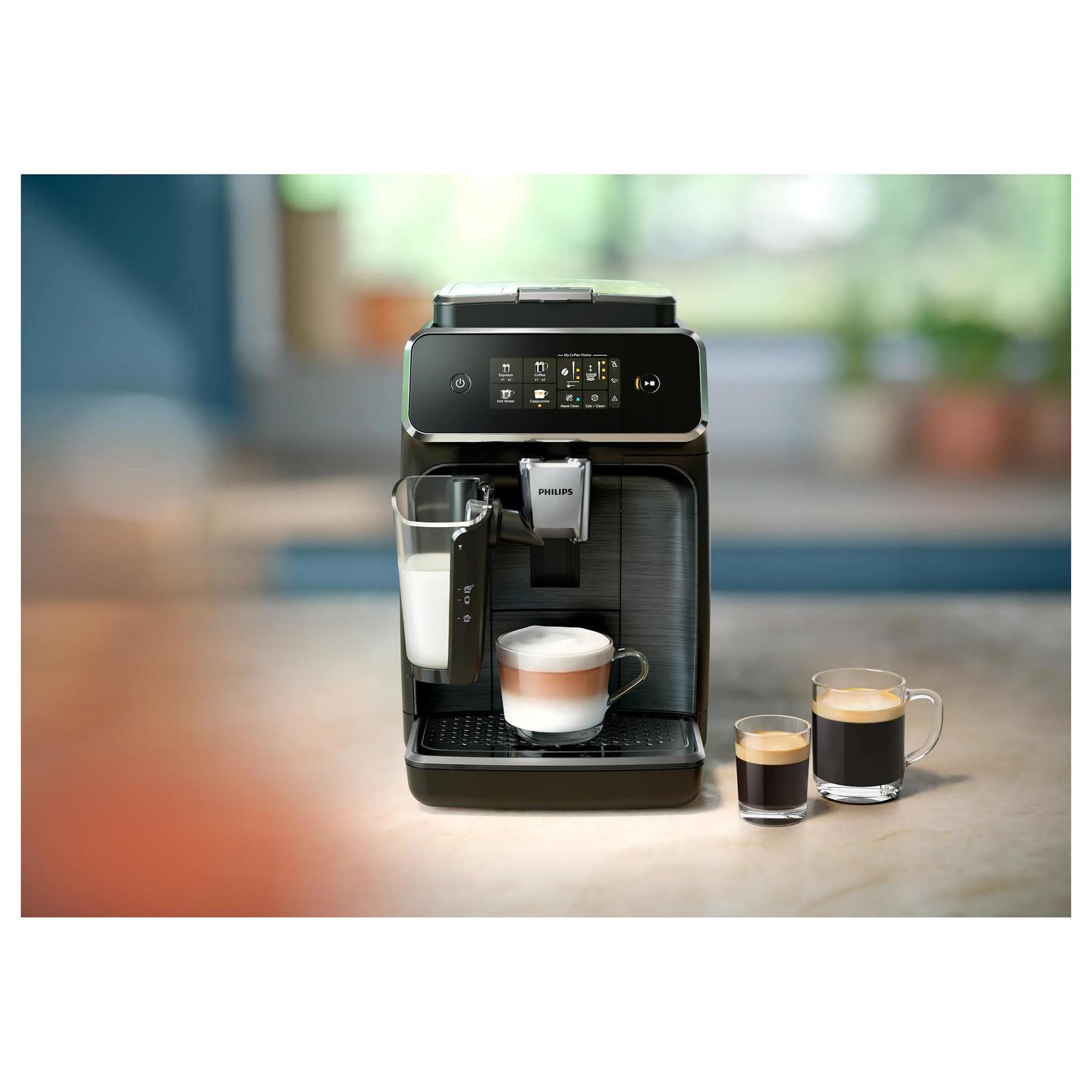 Aparat për Kafe Espresso Automatik Philips Series 2300 EP2334/10, 1500 W, 15 Bar, LatteGo, 1.8 L – Zezë - 6