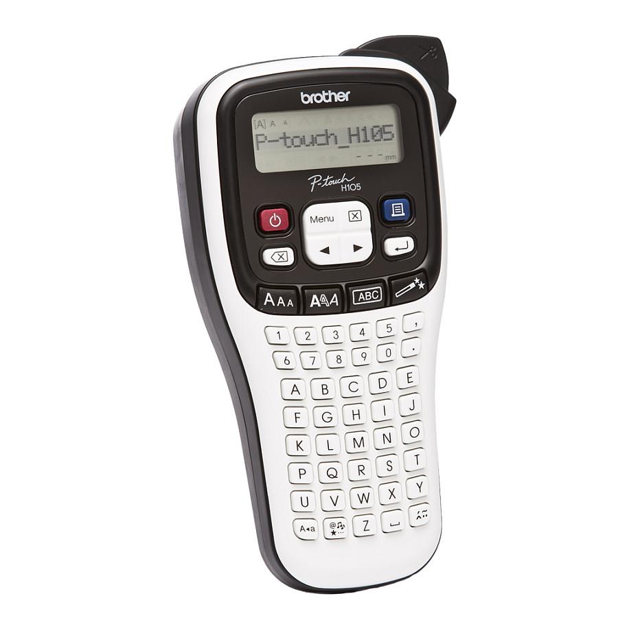 Printer Label Brother PT-H105 / Handheld Label Printer 3.5–12 mm / 180dpi / Manual Cut - Bardhë - 7