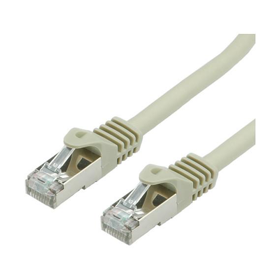 Kabllo për Rrjet VALUE 21.99.0850 / RJ45 - RJ45 / Cat.7 / S/FTP (PiMF) / 500 MHz / 0.5 m - Gri