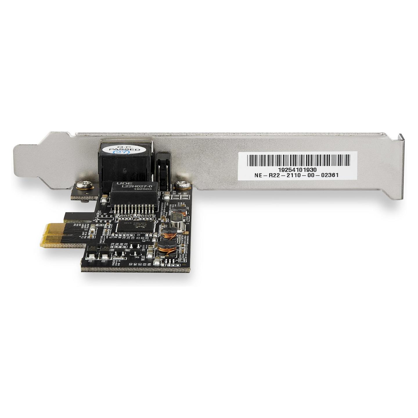 Karta të Rrjetit StarTech.com ST2GPEX, PCI Express x1, 1x 2.5 Gigabit LAN RJ45, 10/100/1000/2500Mbps, Realtek RTL8125B, Low Profile + Full Height - 3