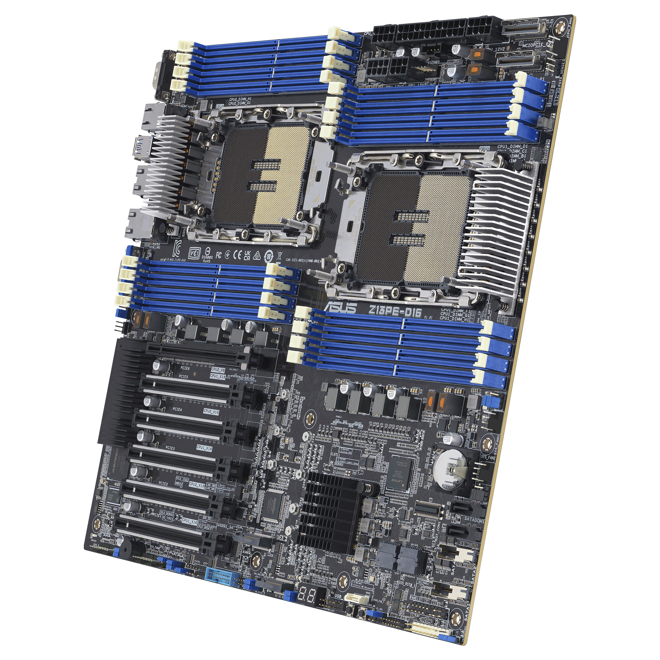 Pllakë Amë ASUS Z13PE-D16/ASMB11 / Intel LGA 4677 / Intel Xeon / DDR5 / M.2 / SATA III / 10GbE LAN - 3