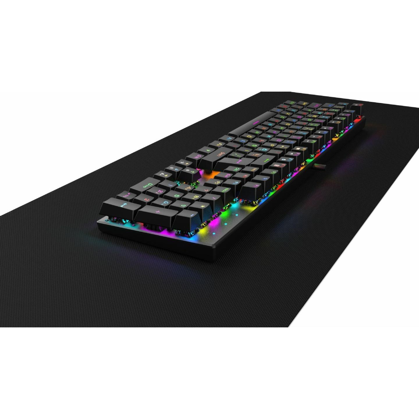 Tastierë Gaming INCA IKG-443 Empousa 100% / Mekanike / Red Switch / RGB / USB / 12 Multimedia Keys - Zezë - 6