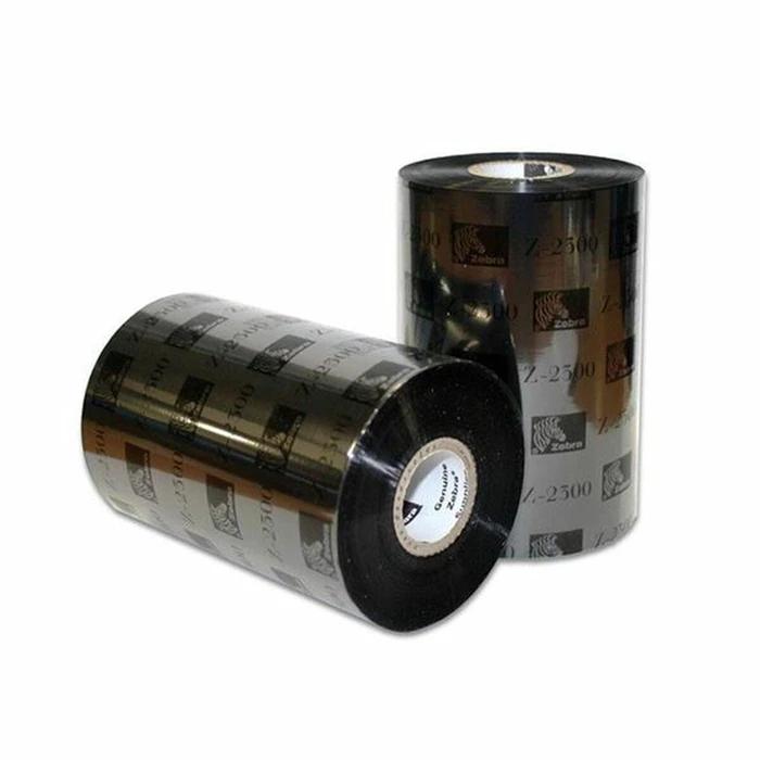 Shirit Zebra 2300 Wax, 60 mm, 450 m, bërthamë 25.4 mm - Zezë