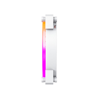 Ftohës për Kasë Montech RX140 PWM / 140mm / 600-1600 RPM / ARGB / PWM / Reverse – Bardhë - 3