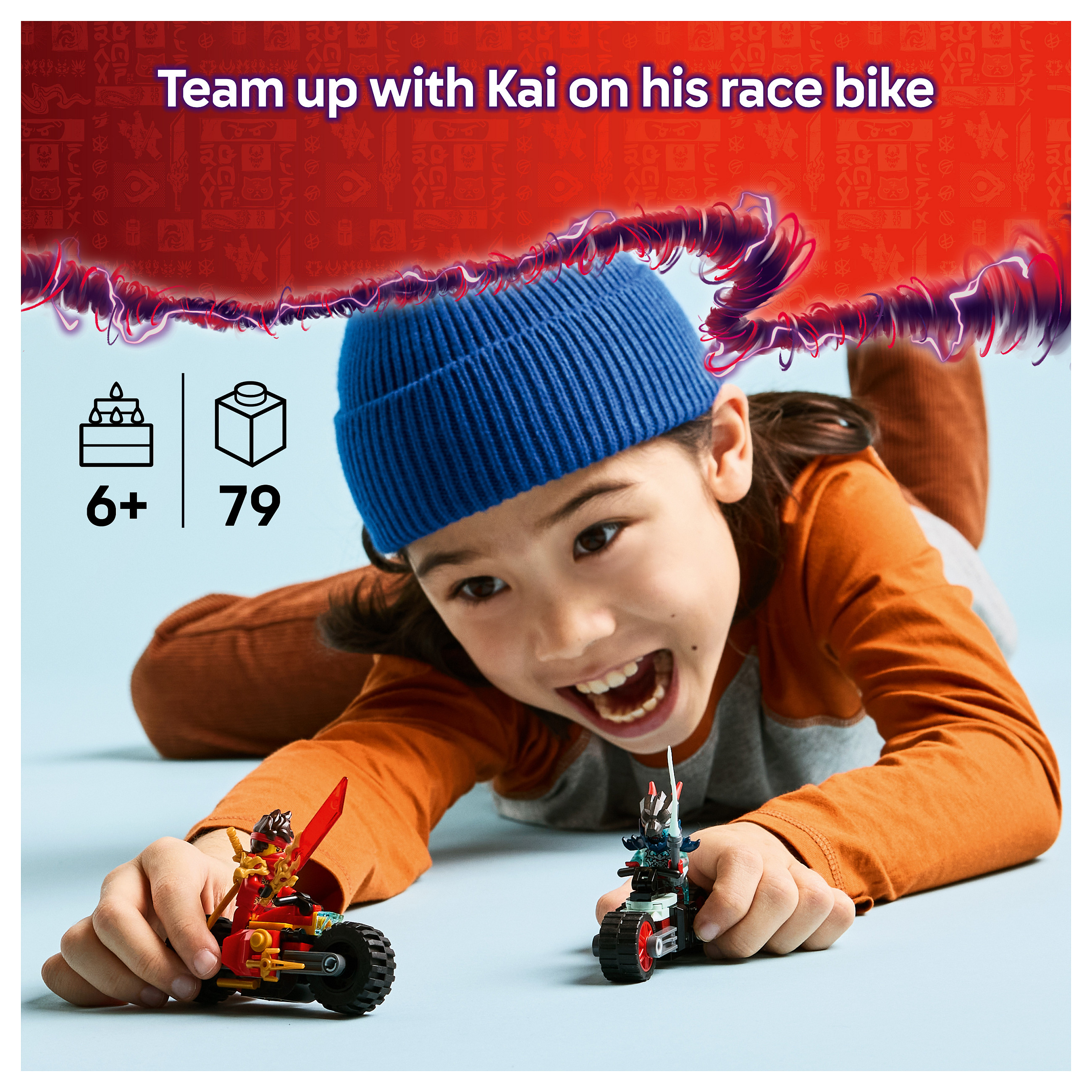 LEGO NINJAGO Kai's Motorcycle Speed Race - 17