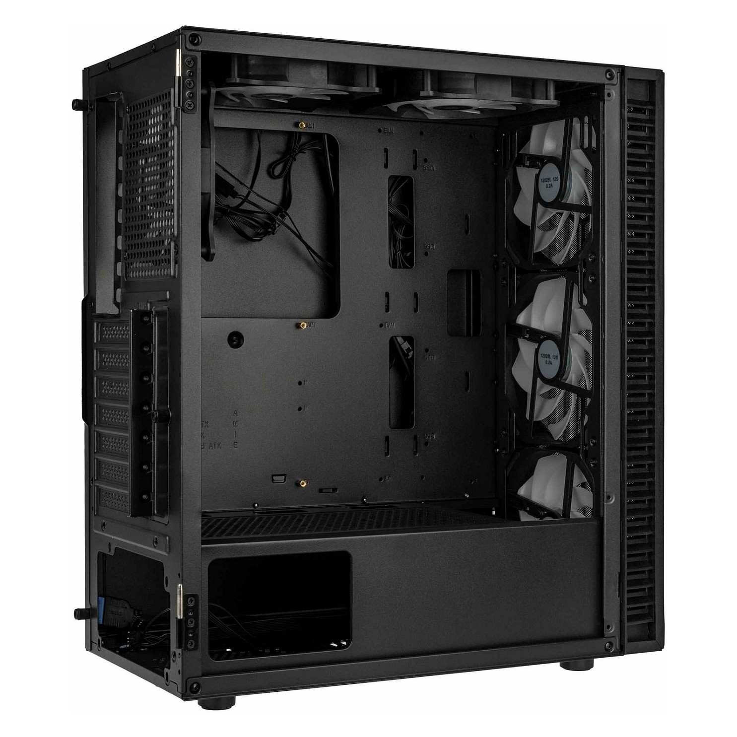 Kasë PC Kolink Observatory HF Mesh ARGB / Midi Tower / ATX / 6x ARGB Fan / Mesh - Zezë - 7
