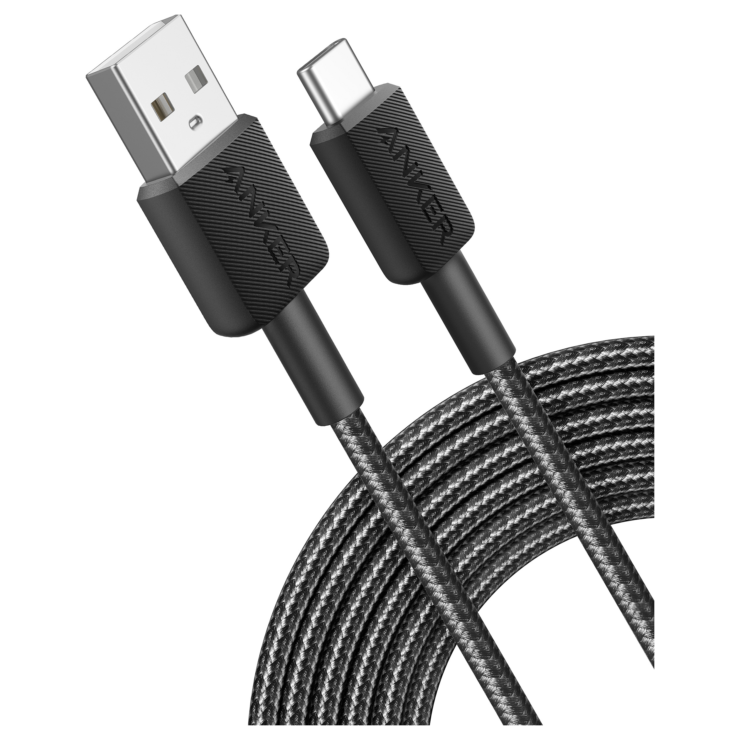 Kabllo Anker 322 / USB-A → USB-C / 1.8m / 480 Mbps – Zezë - 6