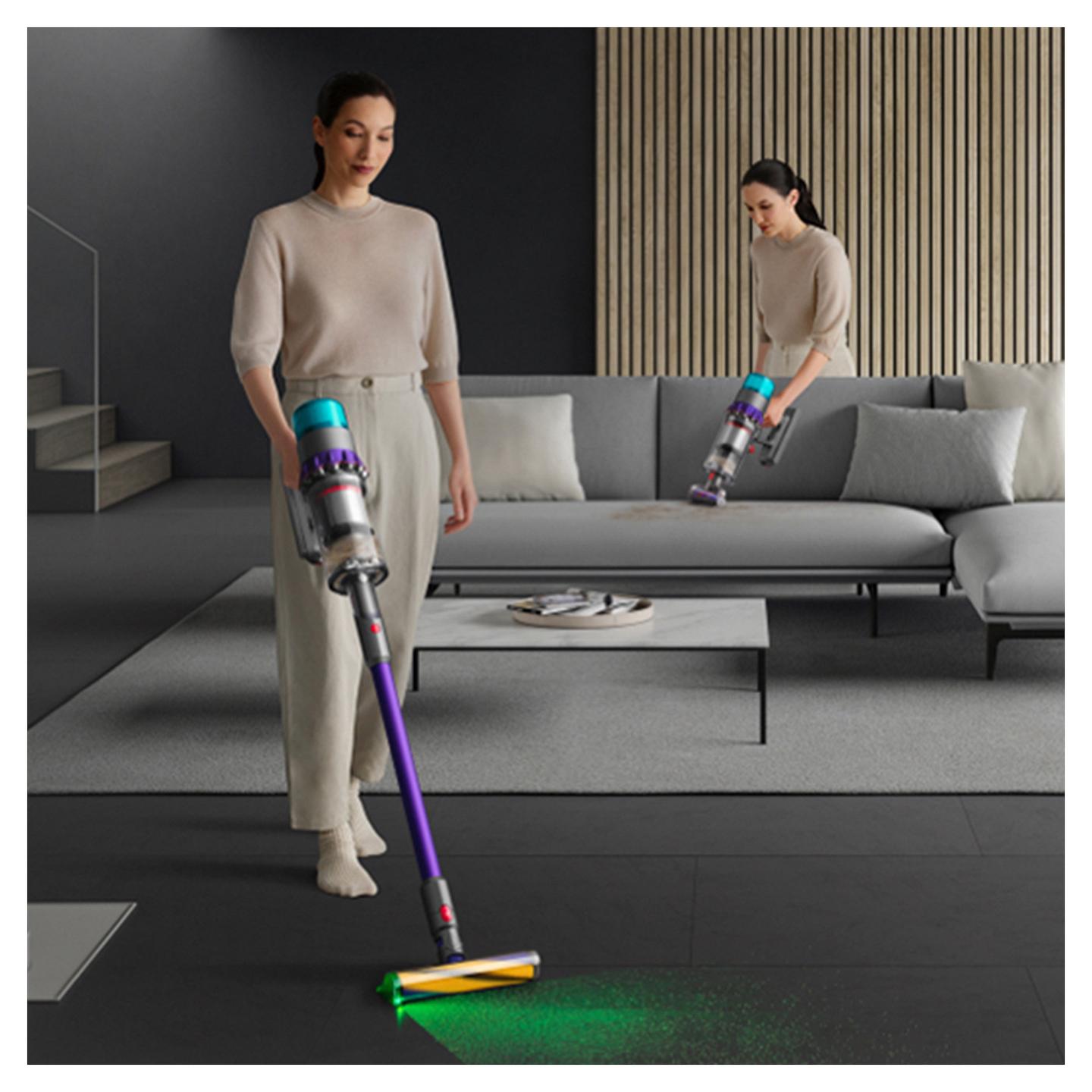 Fshesë me Vakum Dyson Gen5detect / 262AW / 135.000rpm / HEPA / 0.77L / 70min / LCD / Root Cyclone / Click-in Battery – Gri/Vjollcë/Blu - 14