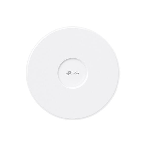 TP-Link Omada EAP723, Ceiling Mount Access Point, BE3600, Wi-Fi 7, Dual-Band, 2x2, 160MHz, 2.5GbE, PoE+, MLO, 4K-QAM, Omada Mesh – Bardhë