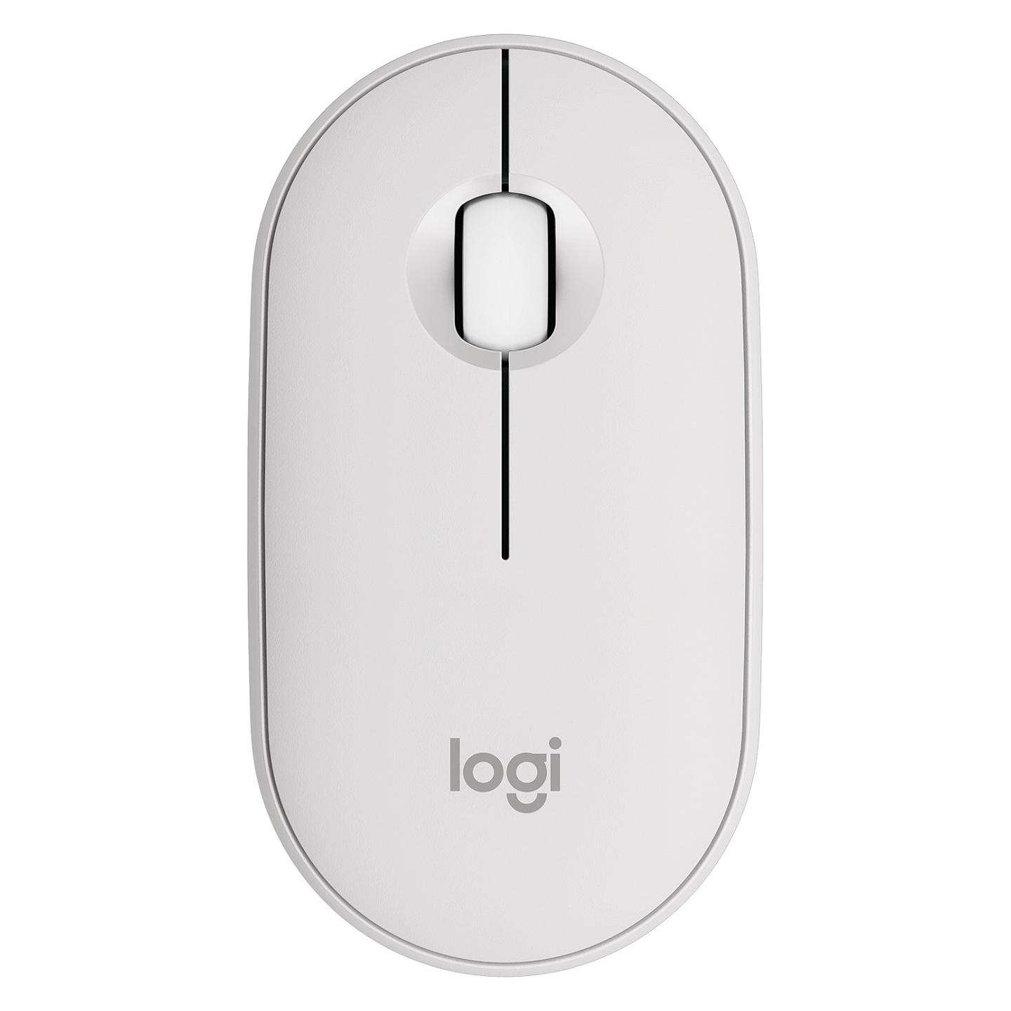 Maus pa kabllo Logitech Pebble 2 M350s / Bluetooth 5.2 / 400-4000 DPI / 3 butona - Bardhë - 11