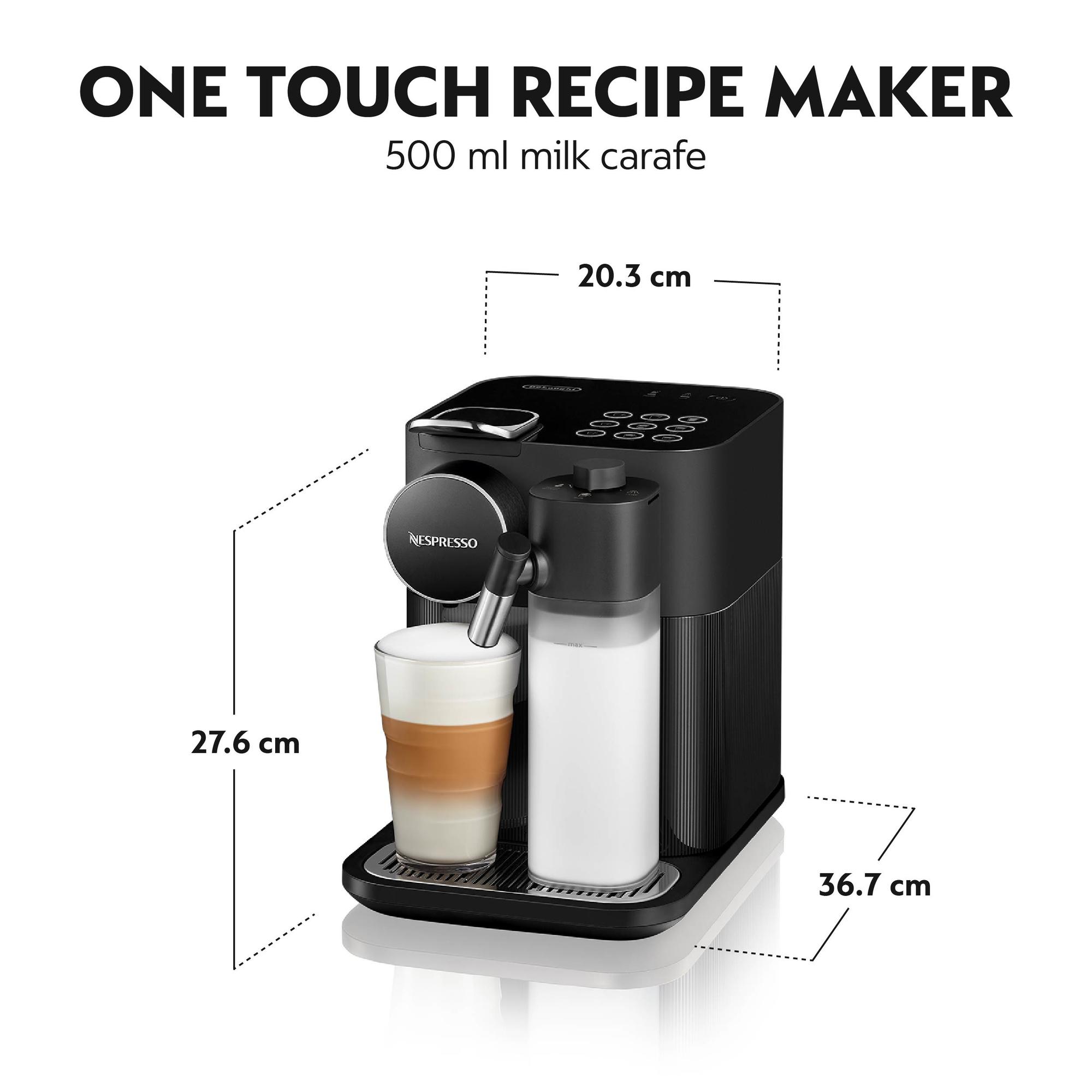 Aparat për kafe De’Longhi Nespresso Gran Lattissima / EN640.B / 19 Bar / 9 Receta / 1.3L – Zezë - 5