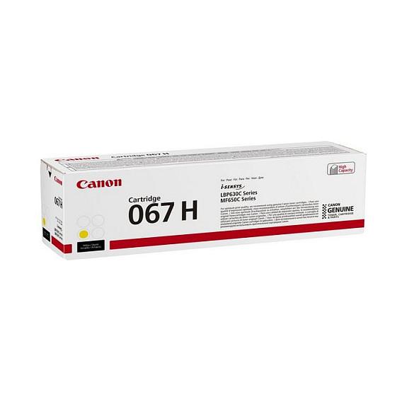 Toner Canon 067H, 2,350 faqe - Verdhë - 2