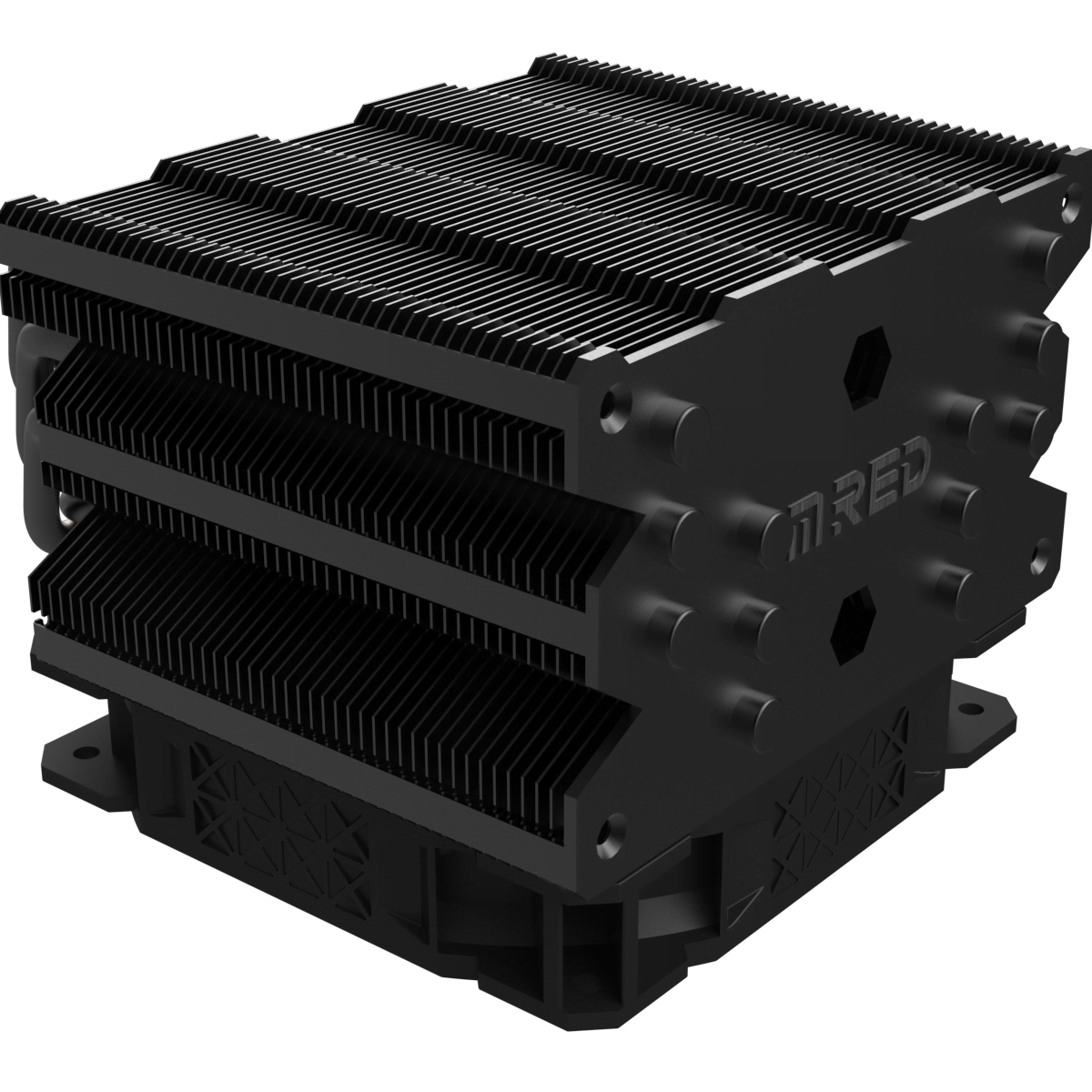 Ftohës për Procesor M.RED Zephyr Dark Pro V2 / Air CPU Cooler / 120mm Fan / 240W TDP – Zezë - 3